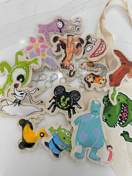 CANVAS KEYCHAINS