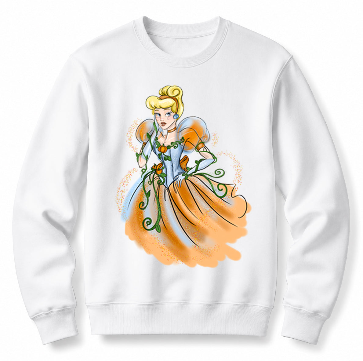 KIDS PUMPKIN PRINCESS CREWNECK