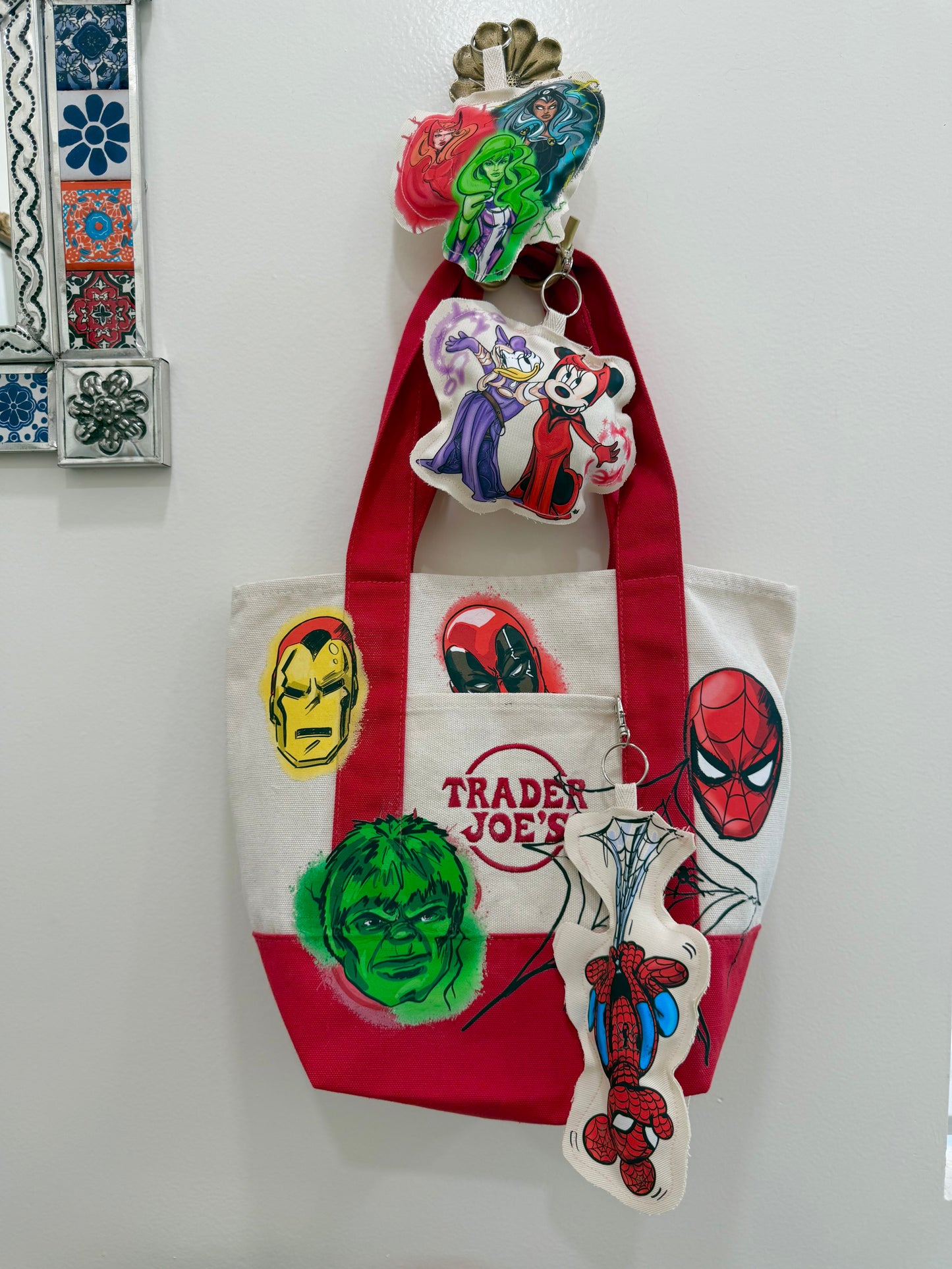 HEROS MINI TOTE (KEYCHAINS AND TJ BRAND NOT INCLUDED)