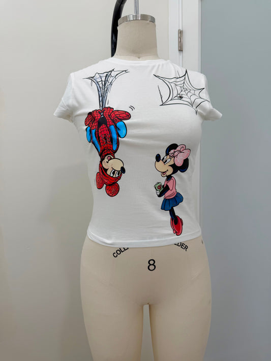 CAUGHT IN A WEB BABY TEE