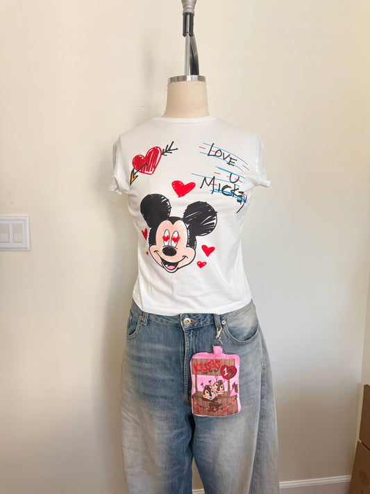 LOVE U MICKI BABY TEE