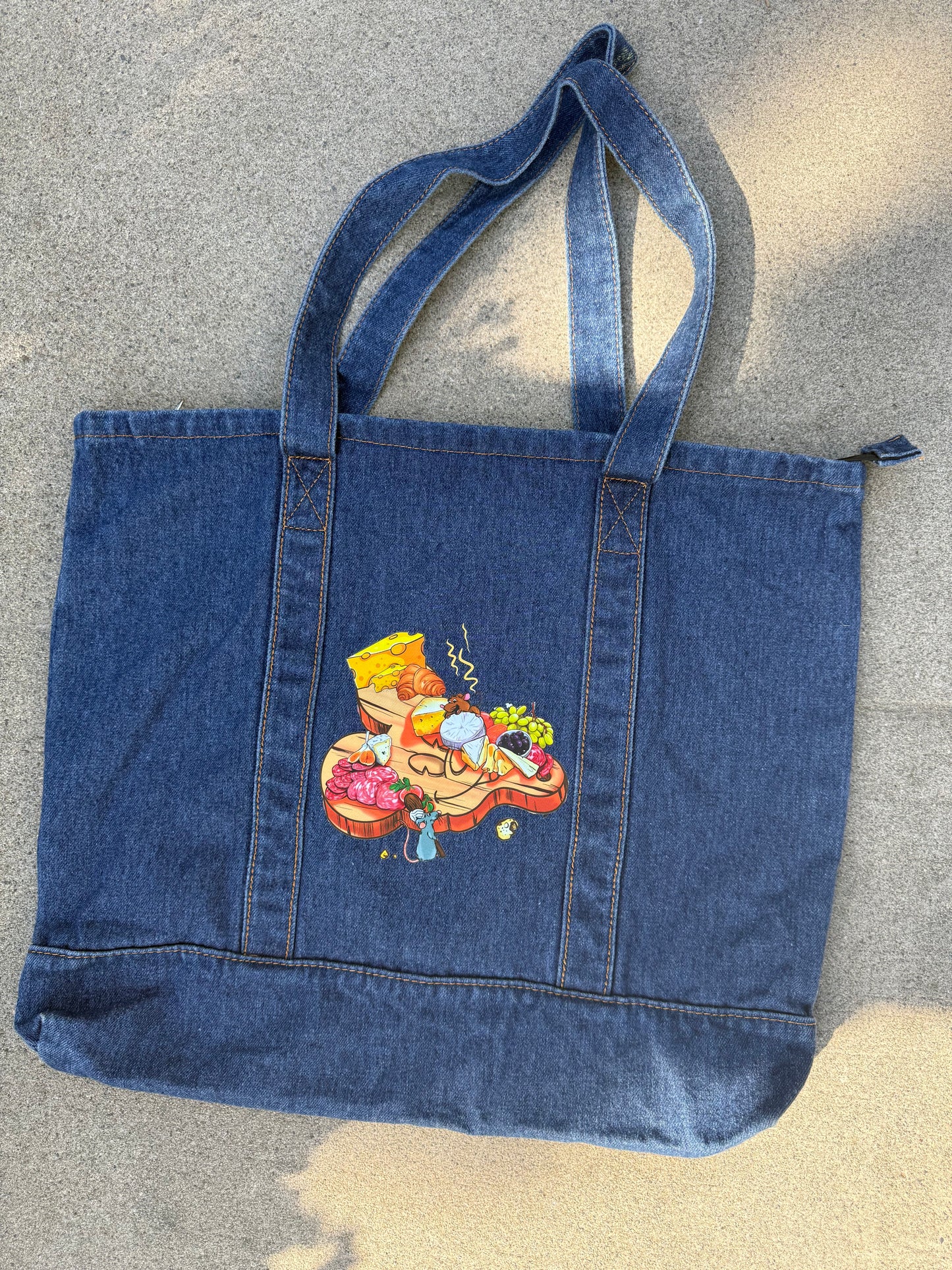 ANYONE CAN COOK DENIM TOTE