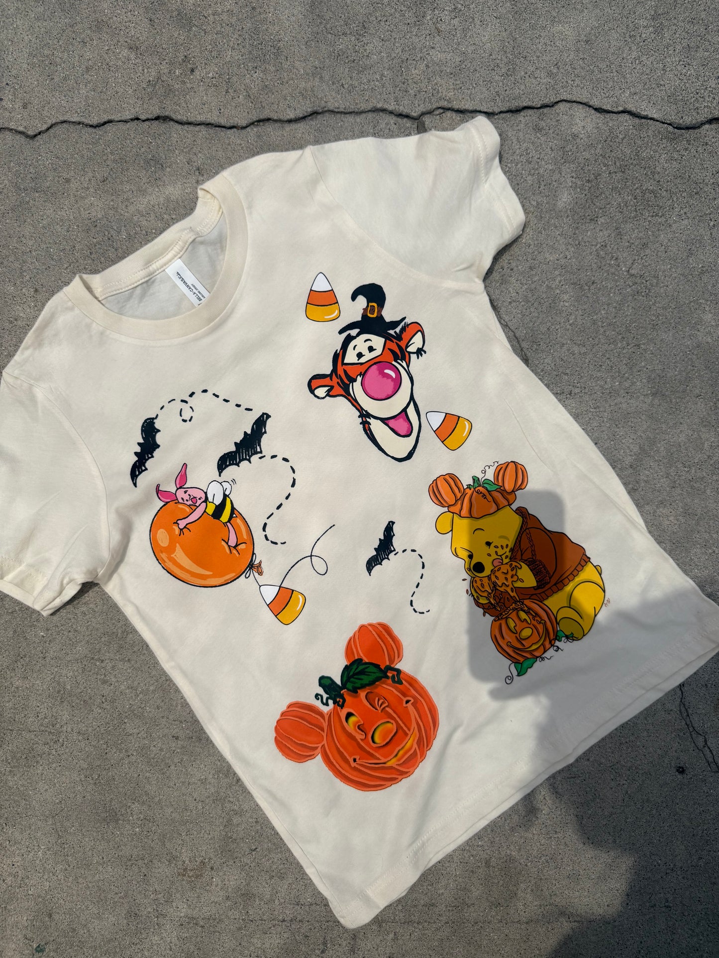 KIDS SPOOKY PUMKIN PATCH T SHIRT