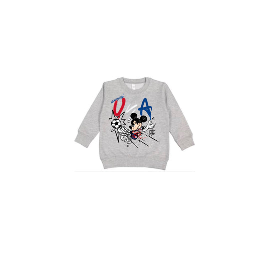 KIDS HOME OF THE BRAVE CREWNECK