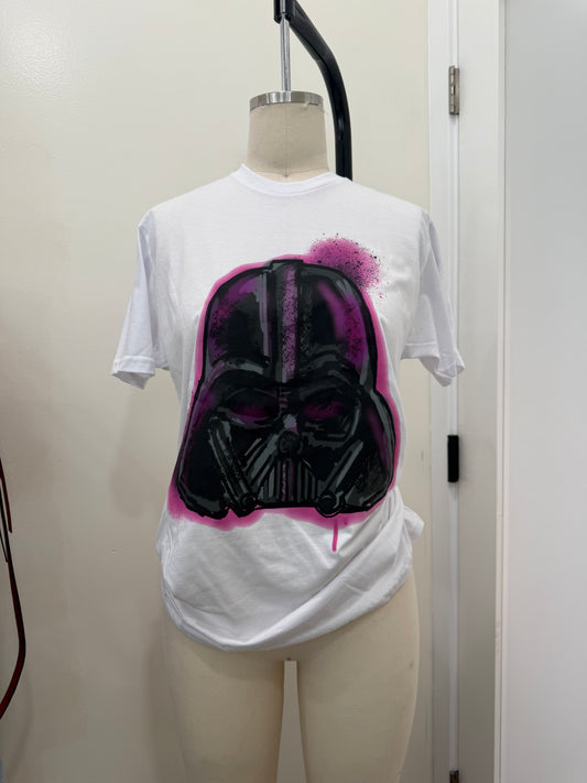DARTH V IN PINK T SHIRT