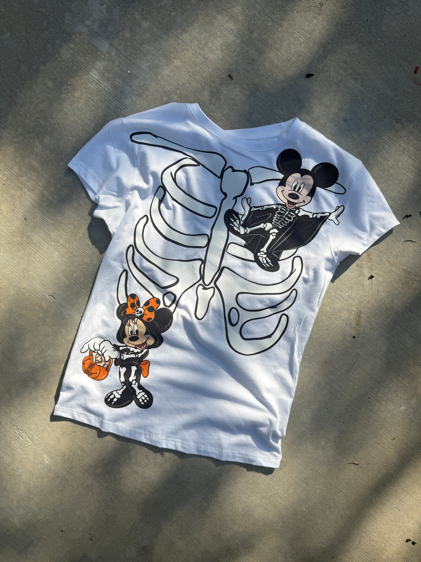 SPOOKY BONES BABY TEE