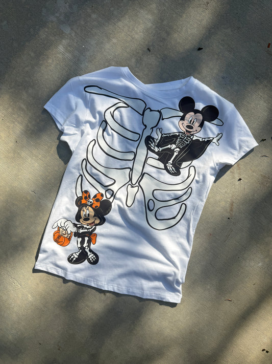 SPOOKY BONES BABY TEE