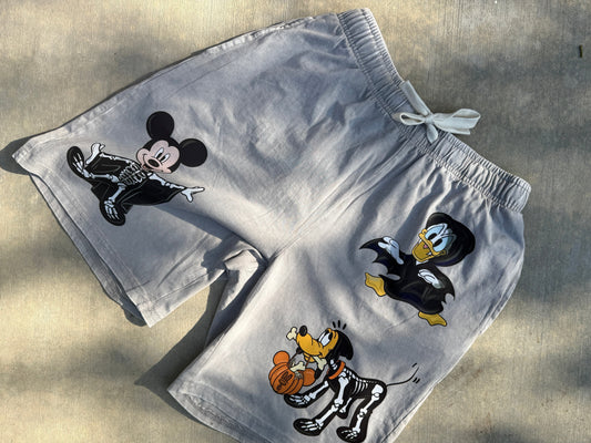 SPOOKY FLEECE SHORTS VER 1