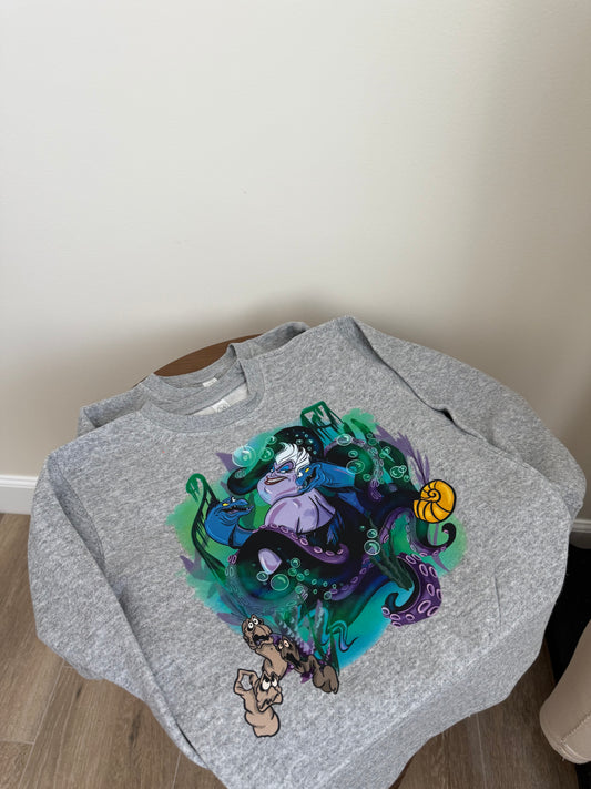 KIDS QUEEN OF THE SEA CREWNECK