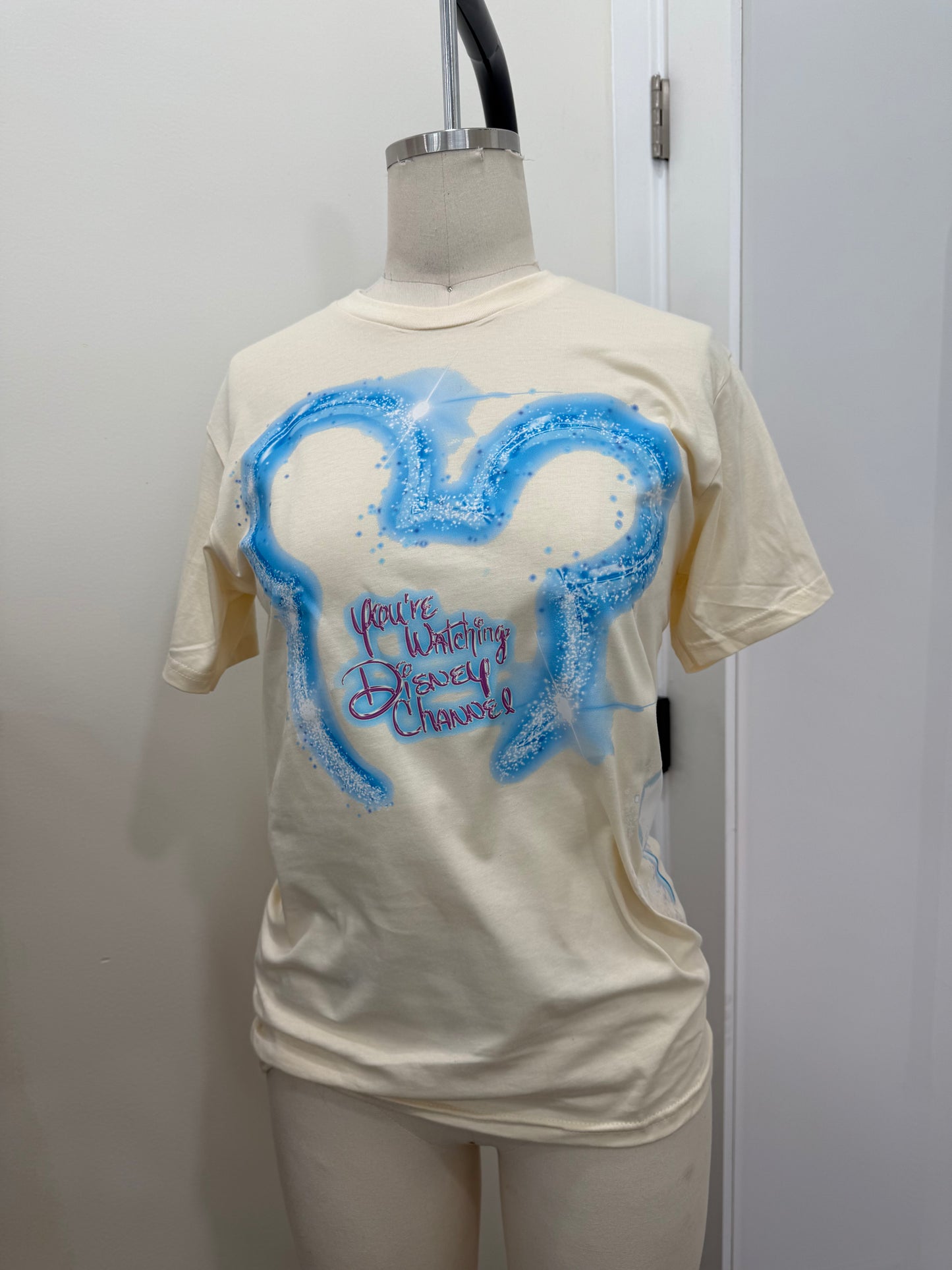 YOUR WATCHING DC BLUE  T SHIRT