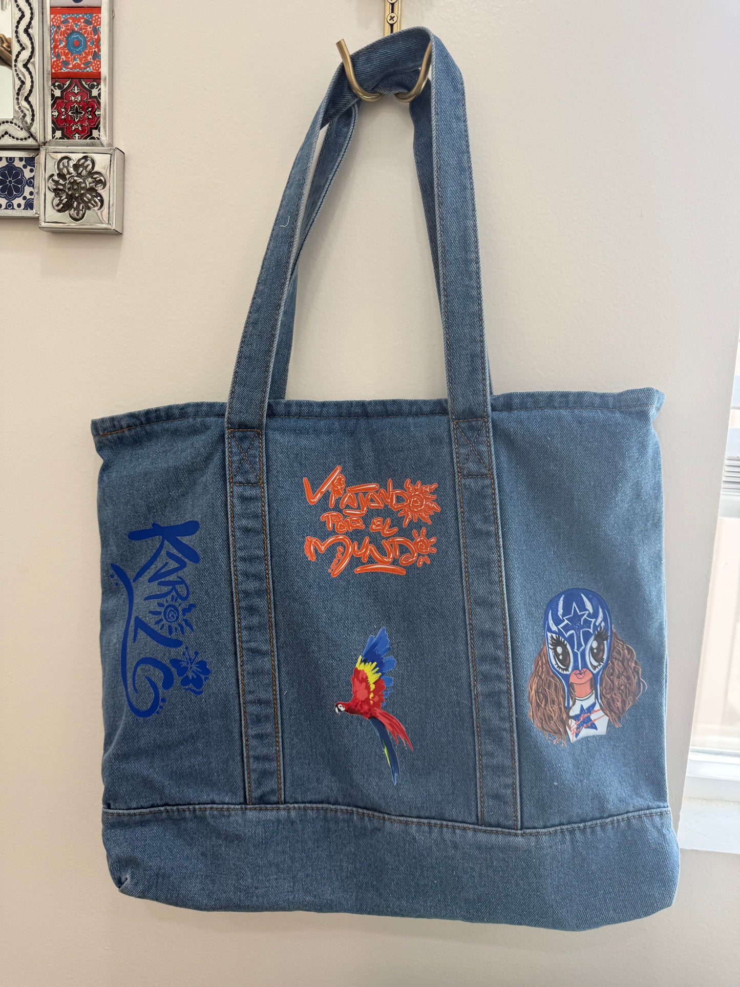 BESTIE DENIM TOTE