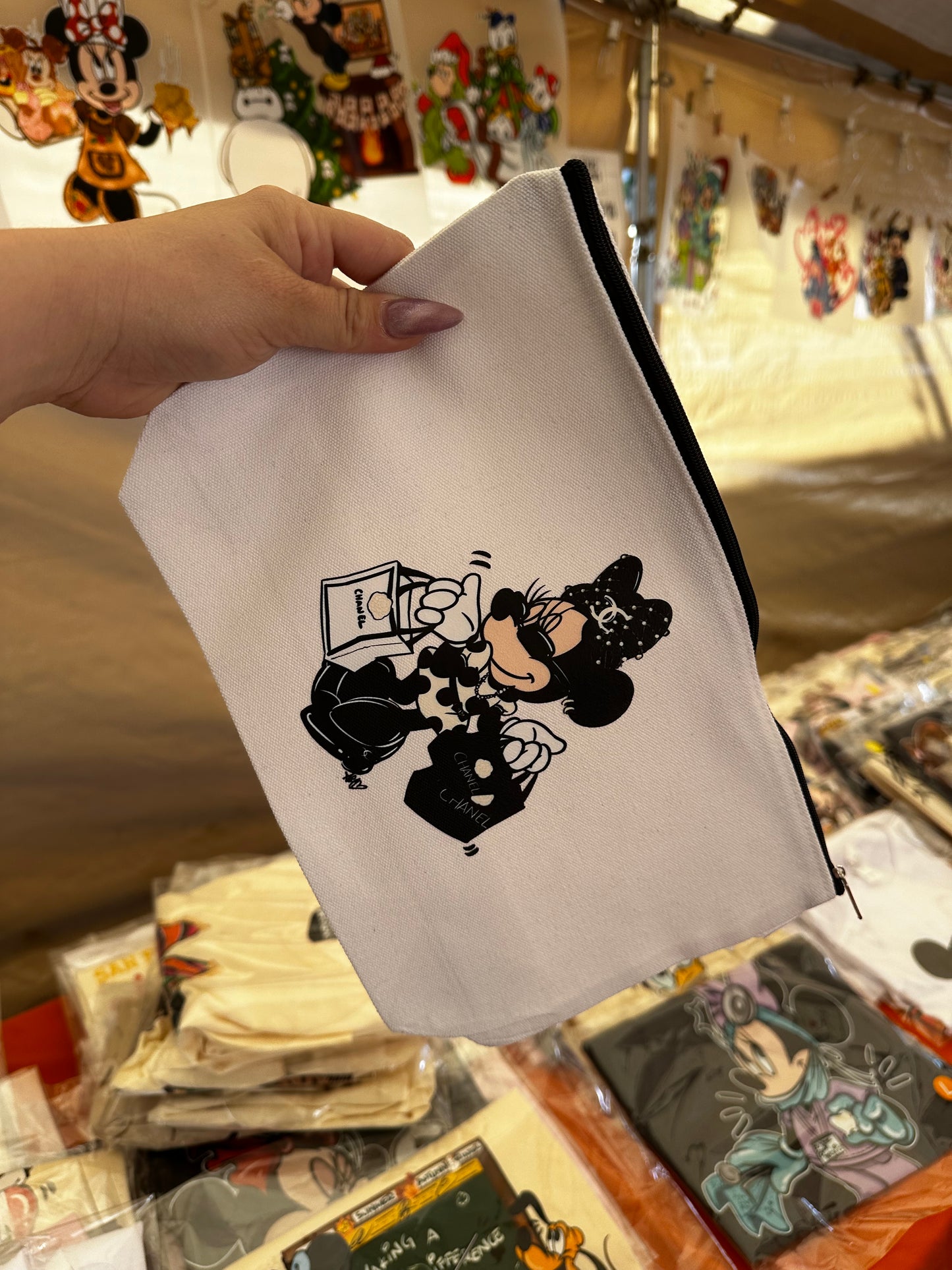 Minnie Bougie Makeup Bag