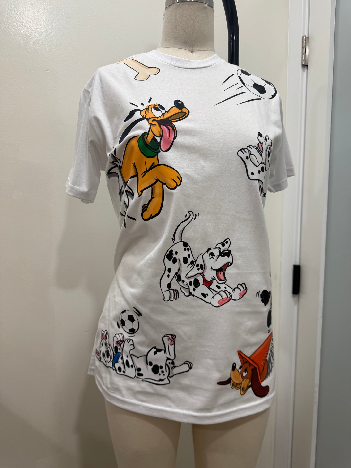 WHO LET THE DOGS OUT SOCCER EDITION T SHIRT