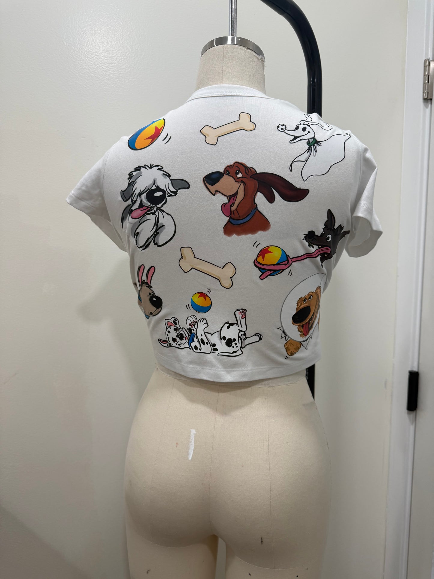WHO LET THE DOGS OUT PIXXAR EDITION  BABY TEE