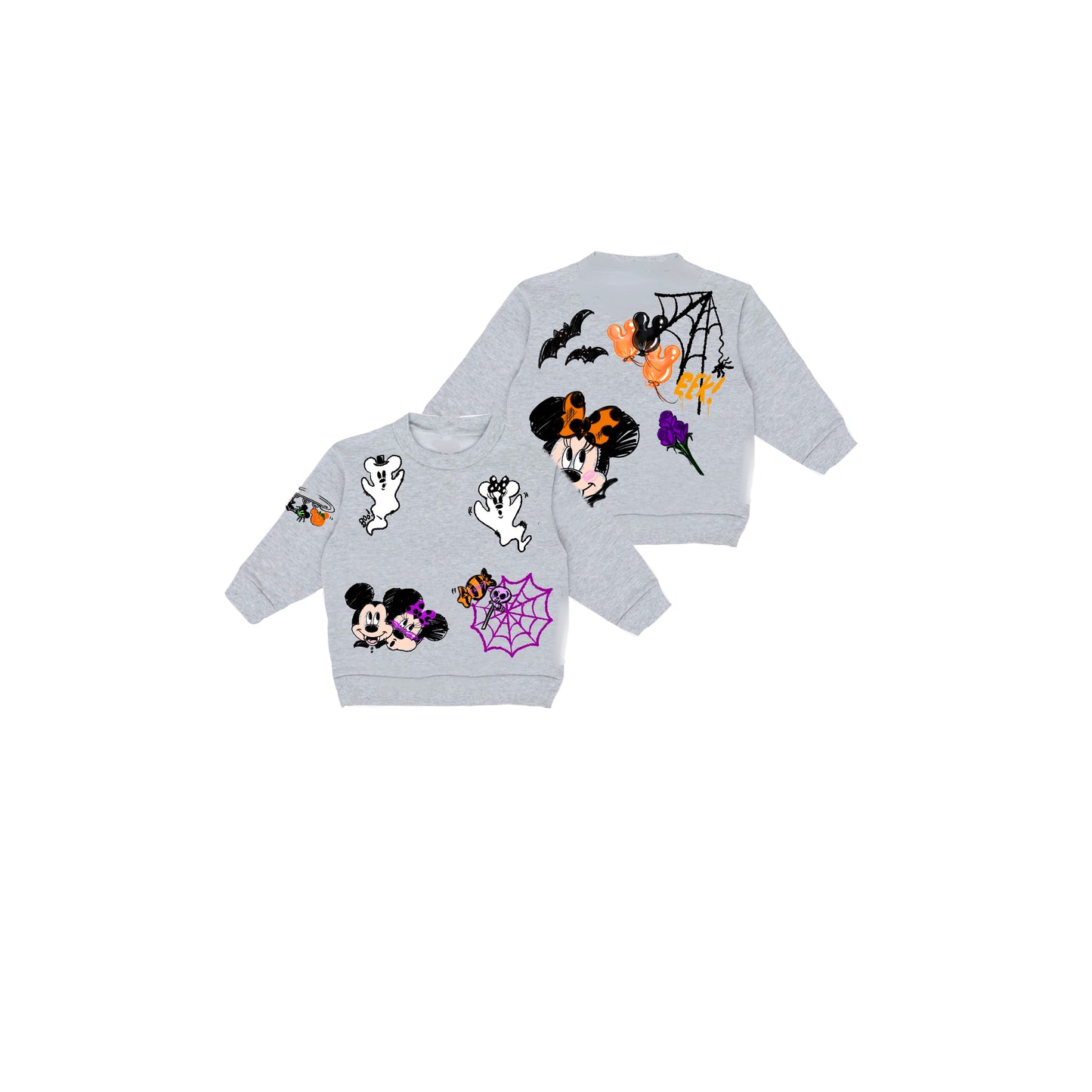 KIDS SPOOKYVILLE CREWNECK