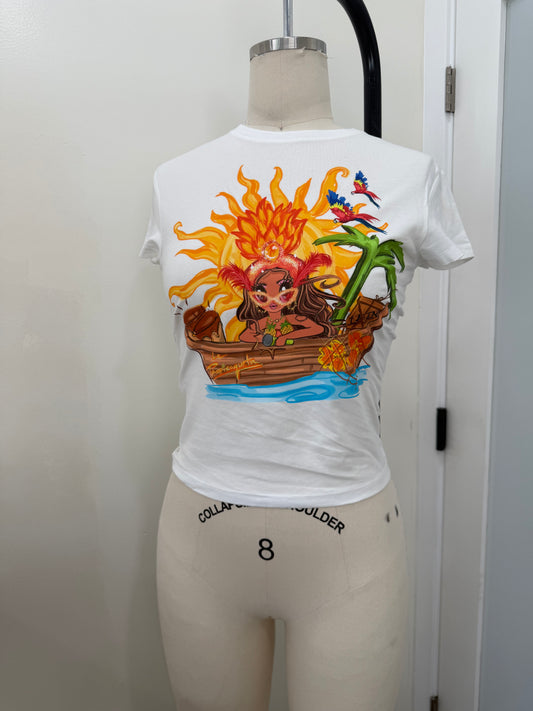 TROPI BOAT BABY TEE