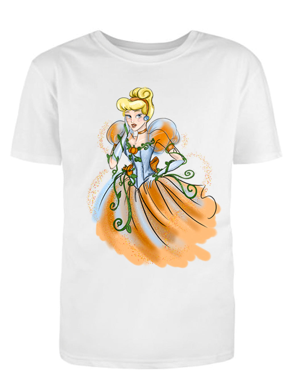 KIDS PUMPKIN PRINCESS T SHIRT