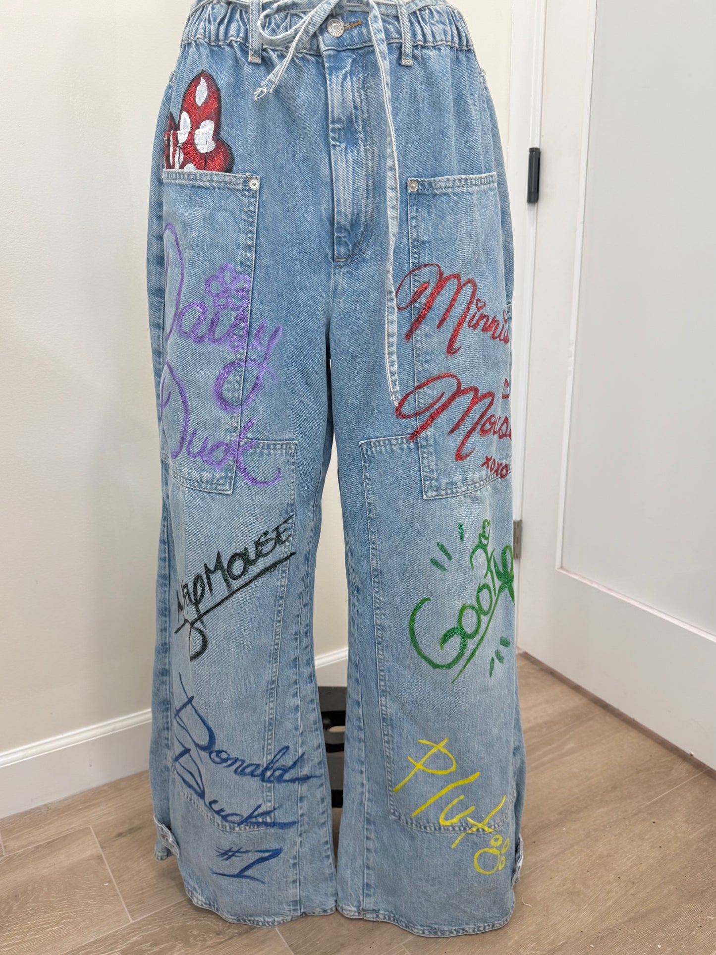 Custom SIGN HERE Jeans