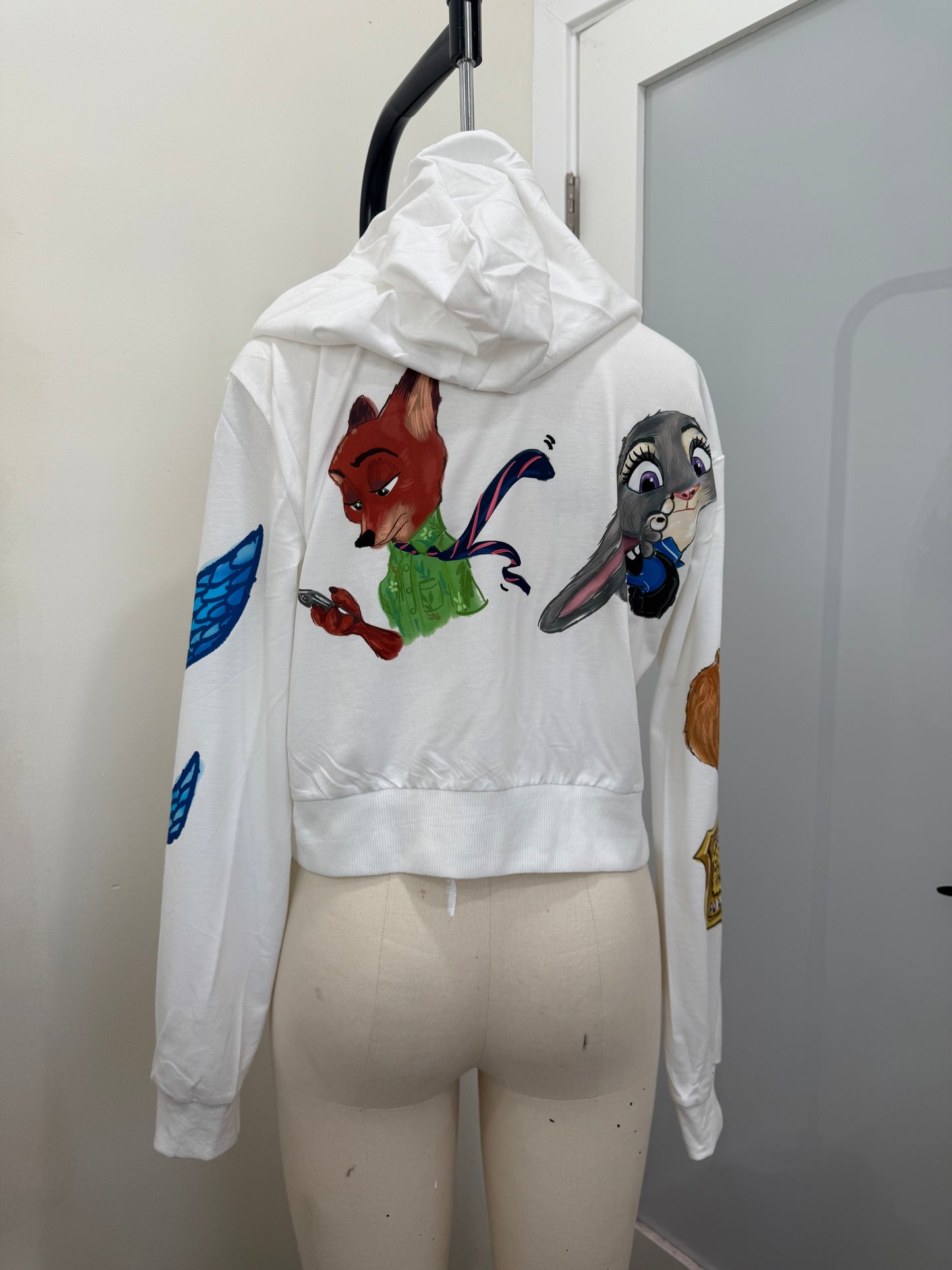 ANYONE CAN BE ANYTHING ZIPPER HODDIE
