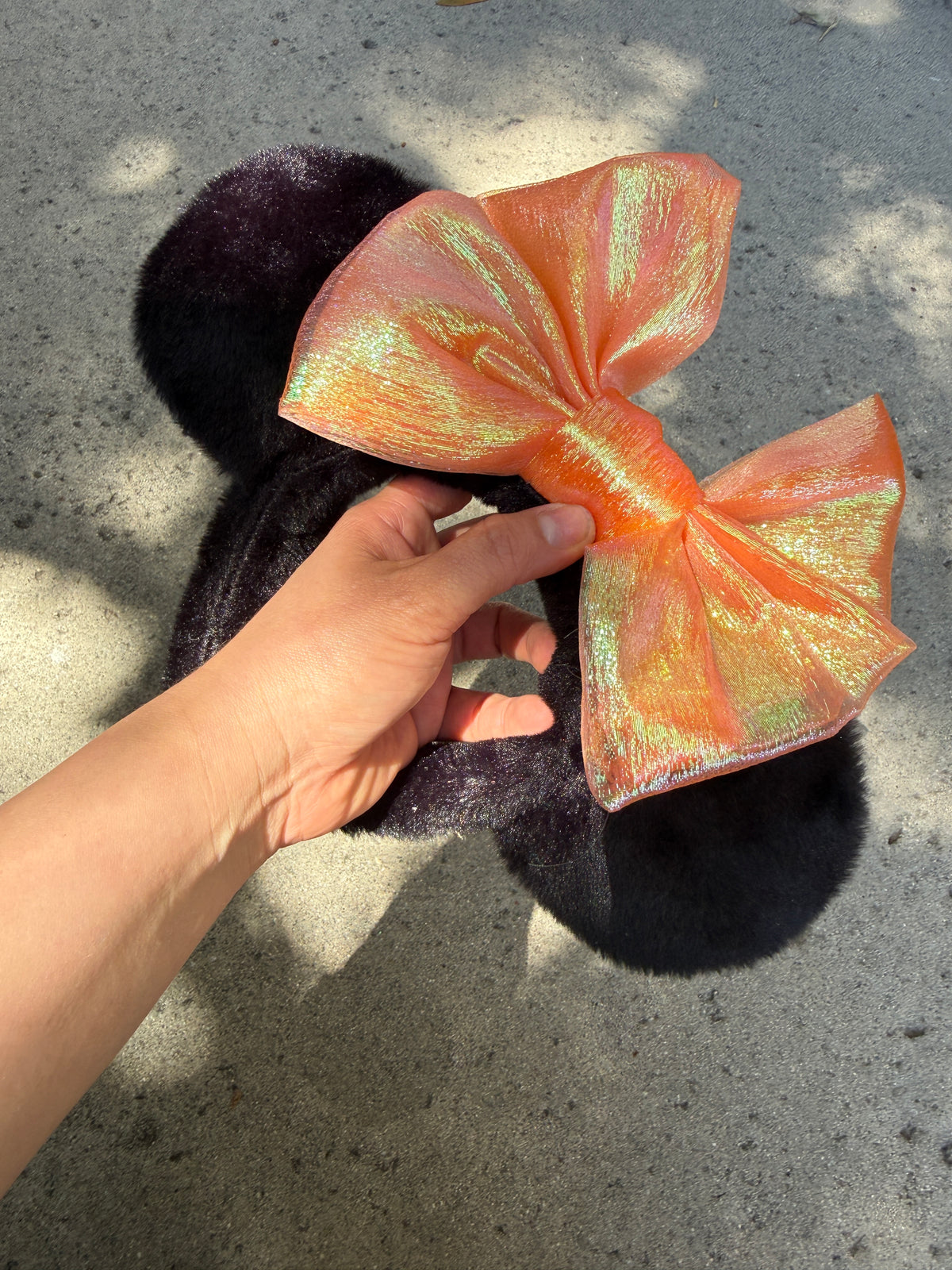 CANDY ORANGE PLUSH EARS