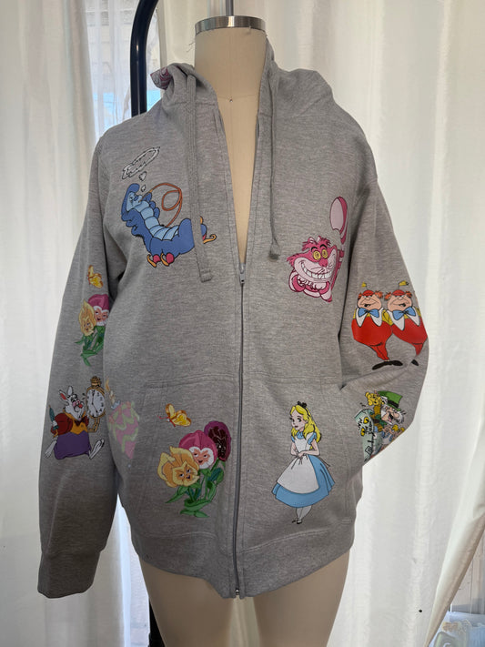 ALICE GARDEN ZIPPER SWEATER