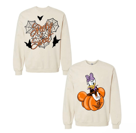 DAISY SPOOKY AND SWEET CREWNECK