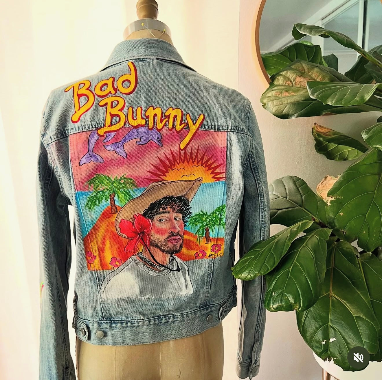 BAD BUNNY INSPIRED CUSTOM JACKET
