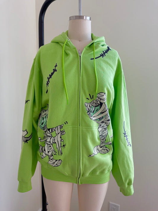 Mummy Madness Zip Hoodie