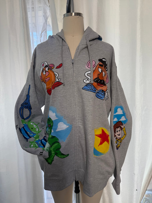 ANDYS TOYS ZIPPER SWEATER