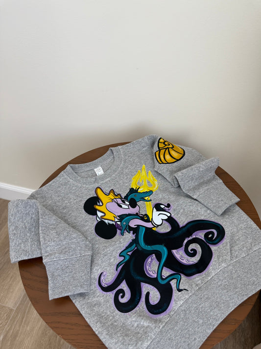 KIDS QUEEN OF THE SEA MINNI CREWNECK