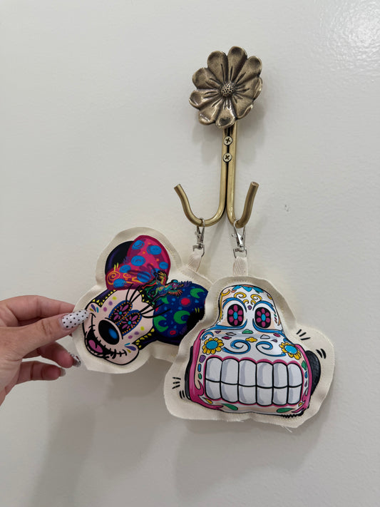 EL COCHE Y LA MOUSE KEYCHAINS