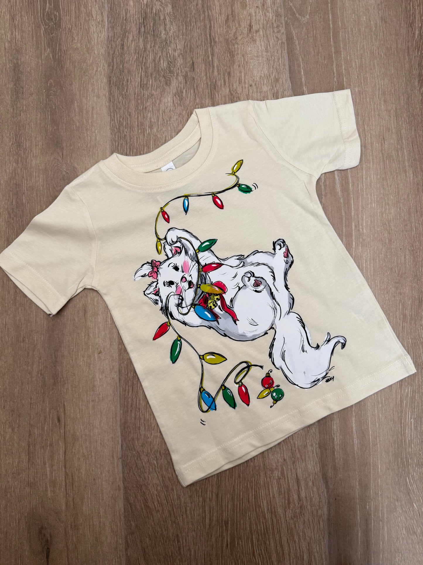 KIDS BONJOUR CHRISTMAS VER 2 T SHIRT