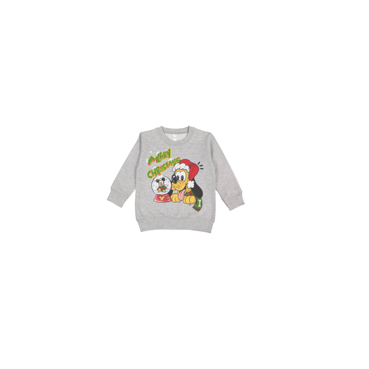 KIDS MICKI’S SNOW GLOBE CREWNECK