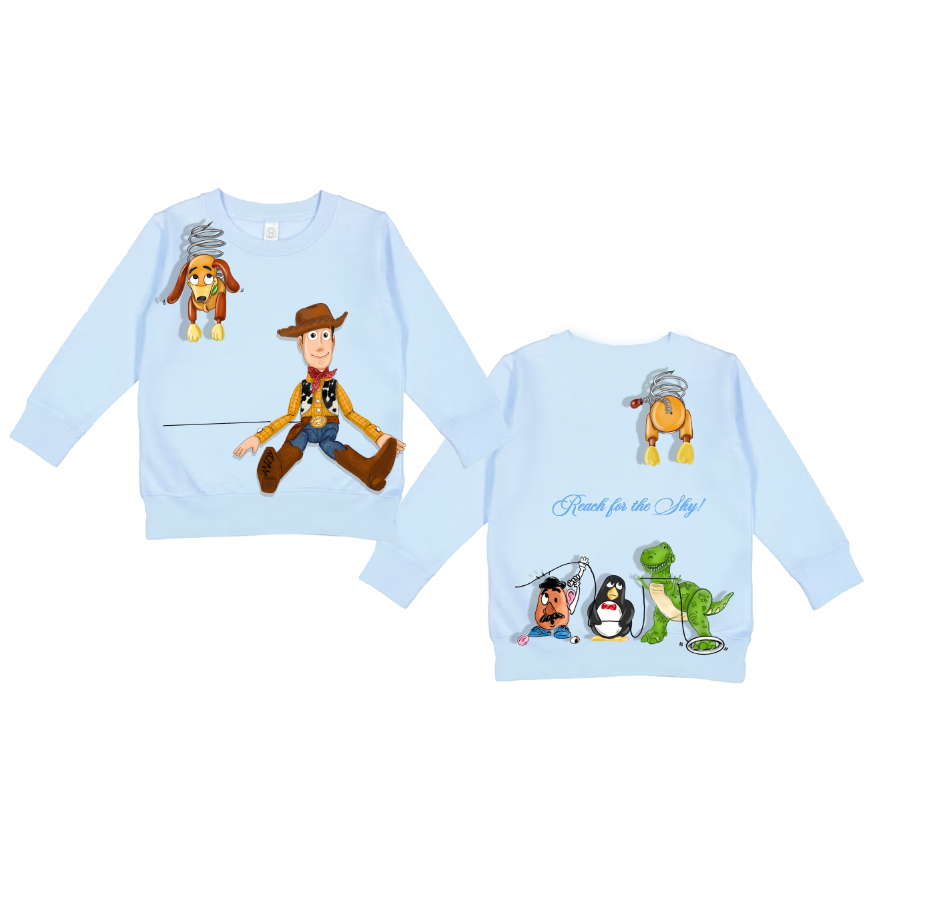 KIDS REACH FOR THE SKY CREWNECK