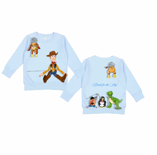 KIDS REACH FOR THE SKY CREWNECK