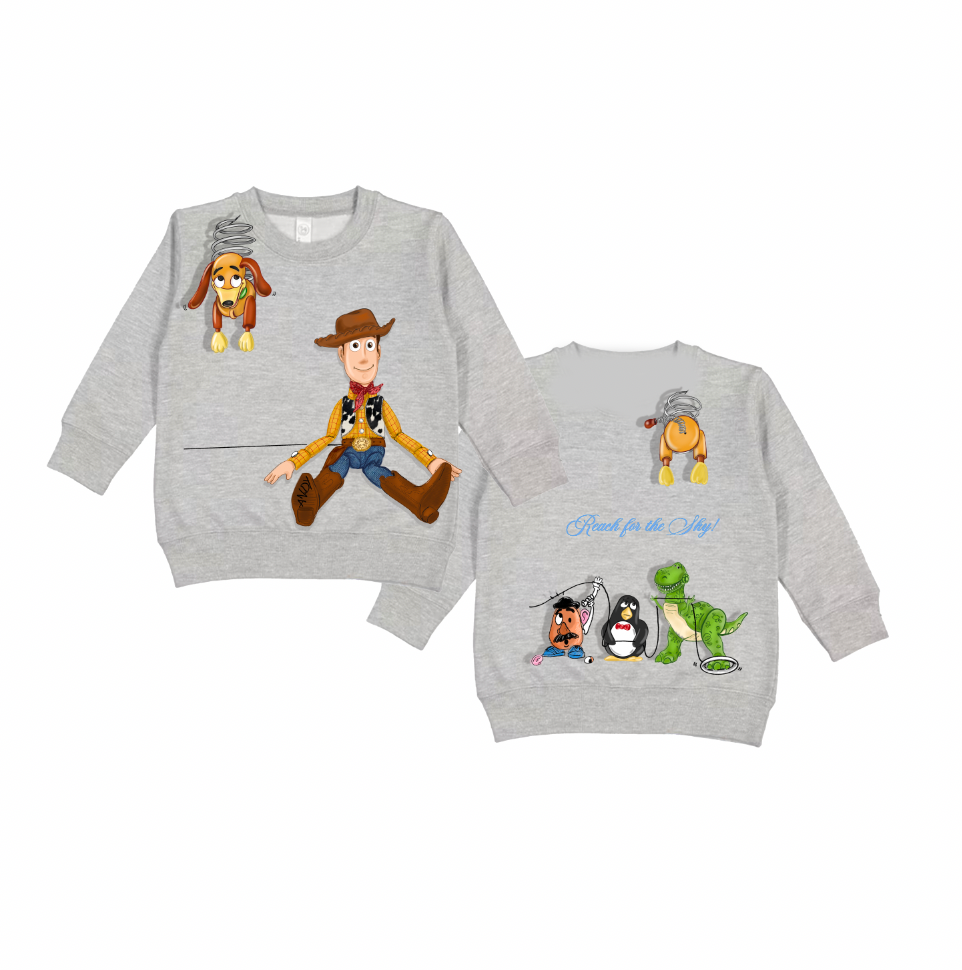 KIDS REACH FOR THE SKY CREWNECK