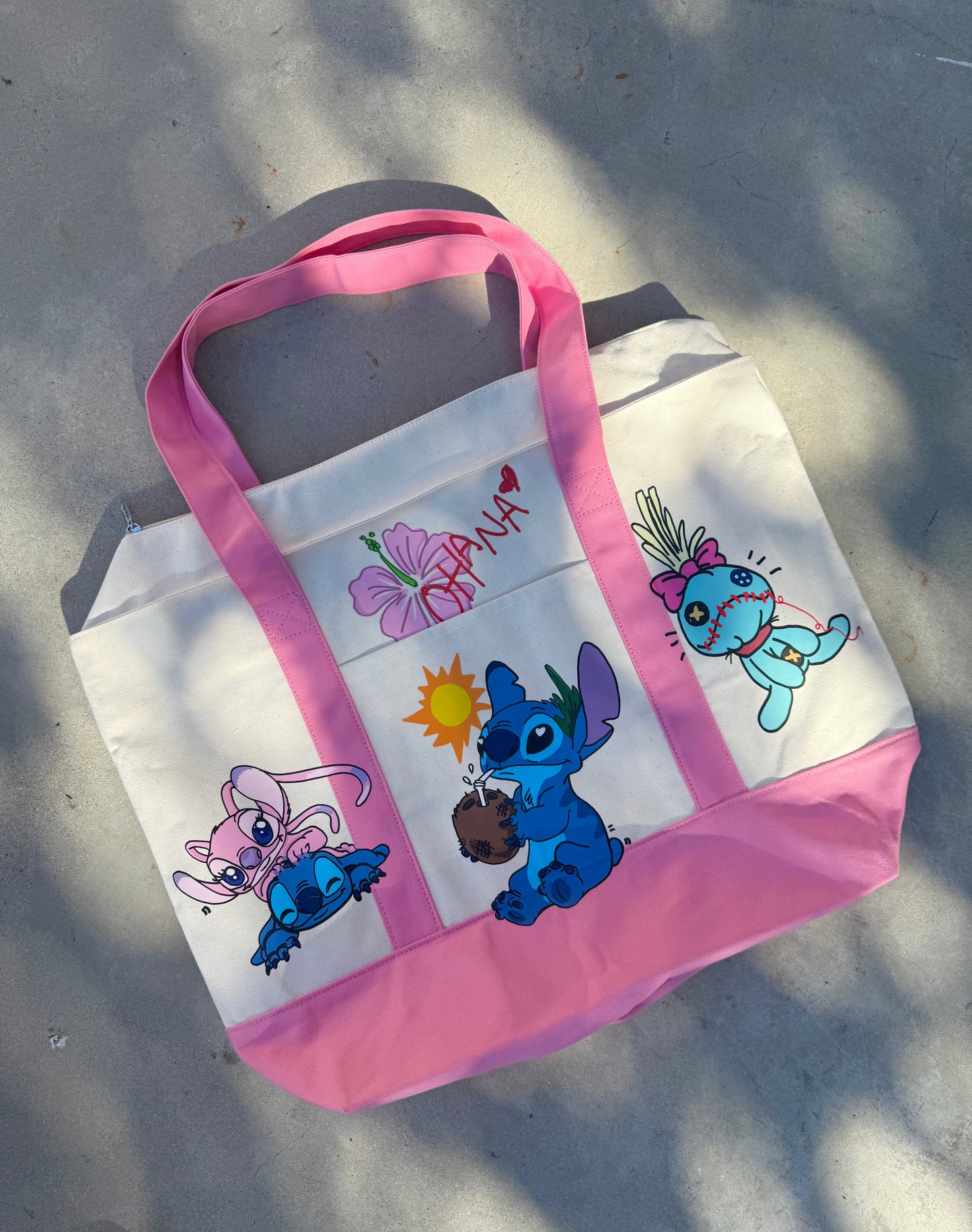 Large Farmers Market Bag (with Zipper Closure)