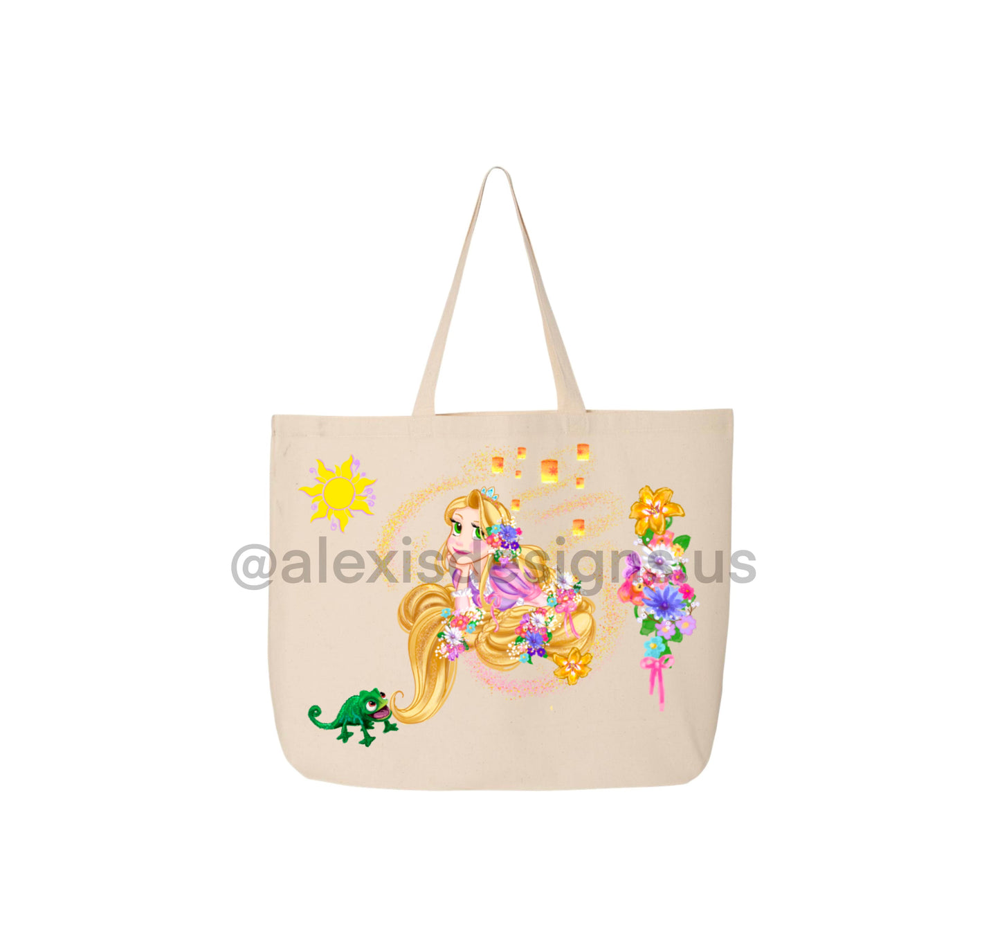 FLOATING LIGHTS LARGE TOTE