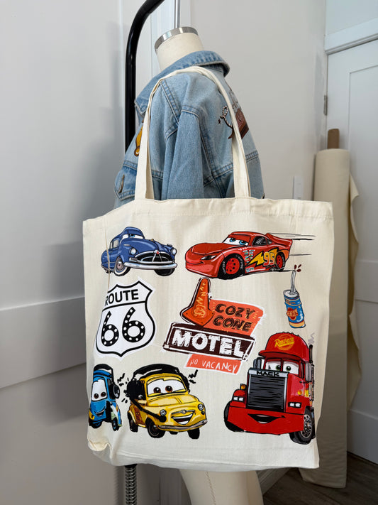 LETS RIDE TOTE BAG