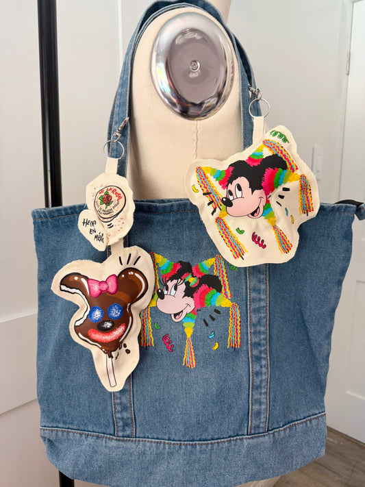 DENIM PINATA TOTE