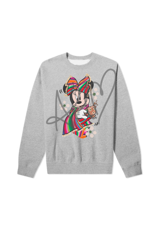 Minnie Zarape Crewneck