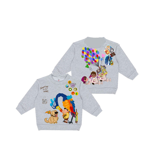 KIDS THE ADVENTURE IS OUT THERE CREWNECK
