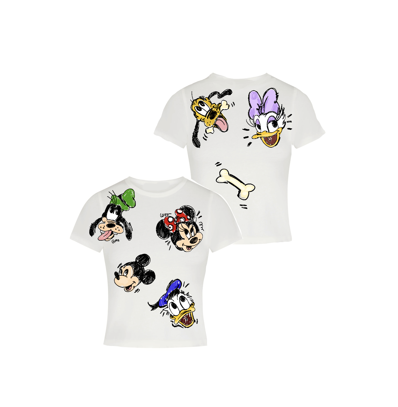 KIDS DOODLE FRIENDS T SHIRT