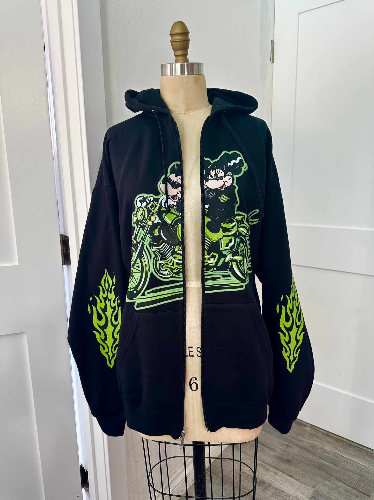RIDE OR DIE ZIP UP HOODIE