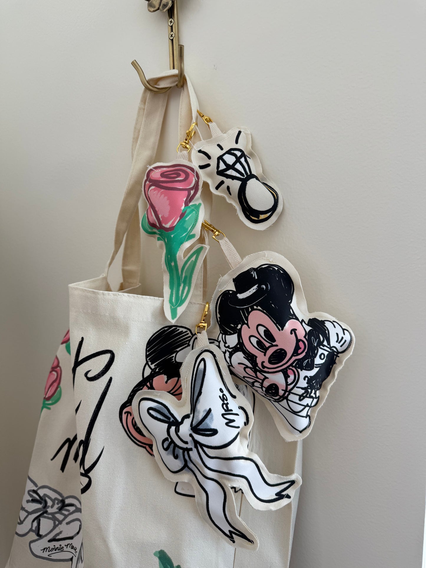 I DO AND JUST MARRIED KEYCHAIN SET