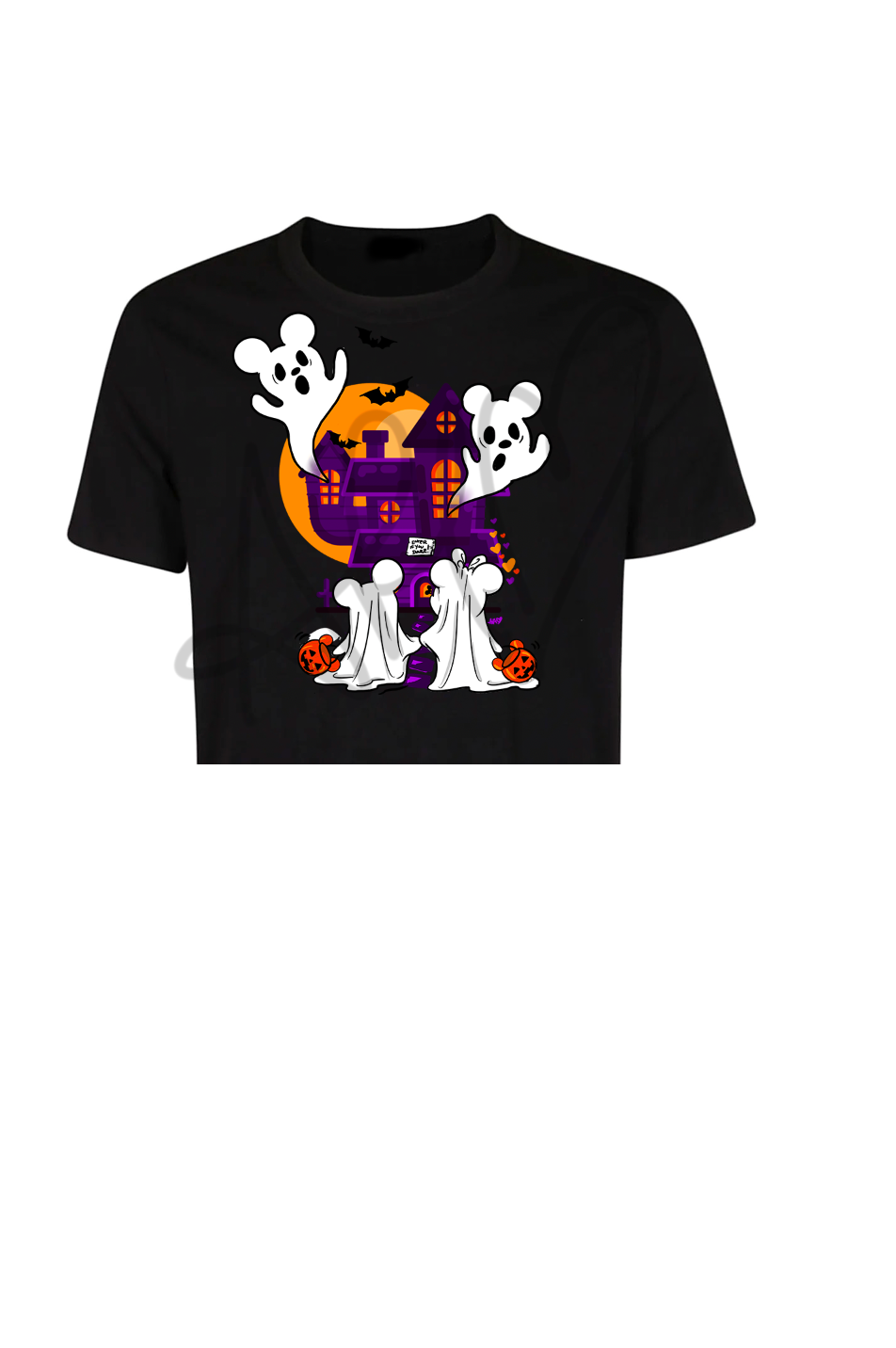 Kids Purple Haunted House Tee