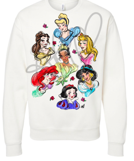 TODDLER Princess Galore Crewneck