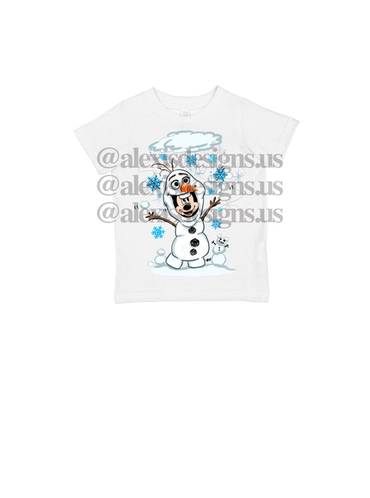 KIDS OLAF INSPIRED T SHIRT
