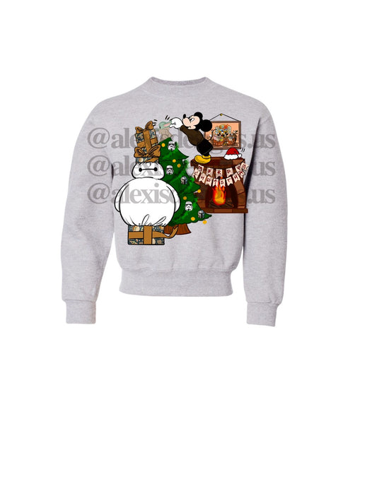 KIDS OHHH CHRISTMAS TREE CREWNECK