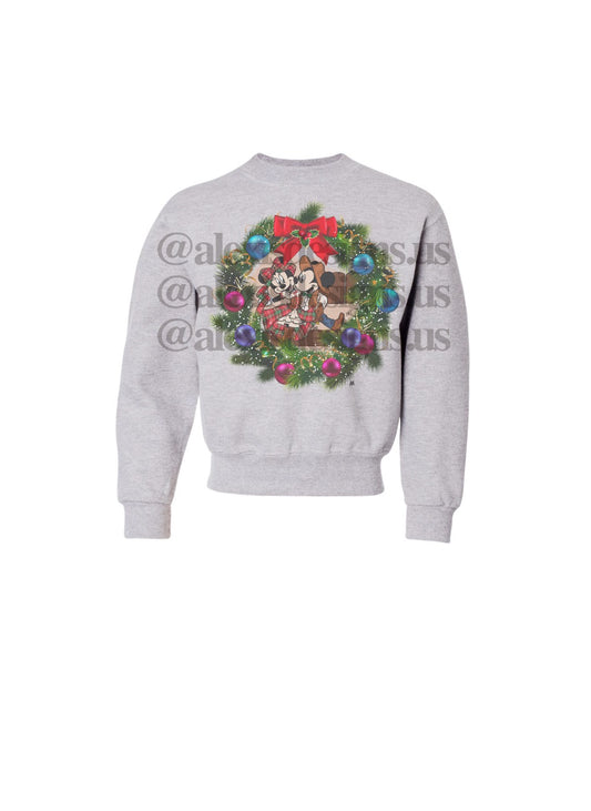 KIDS XMAS IN MONTANA CREWNECK